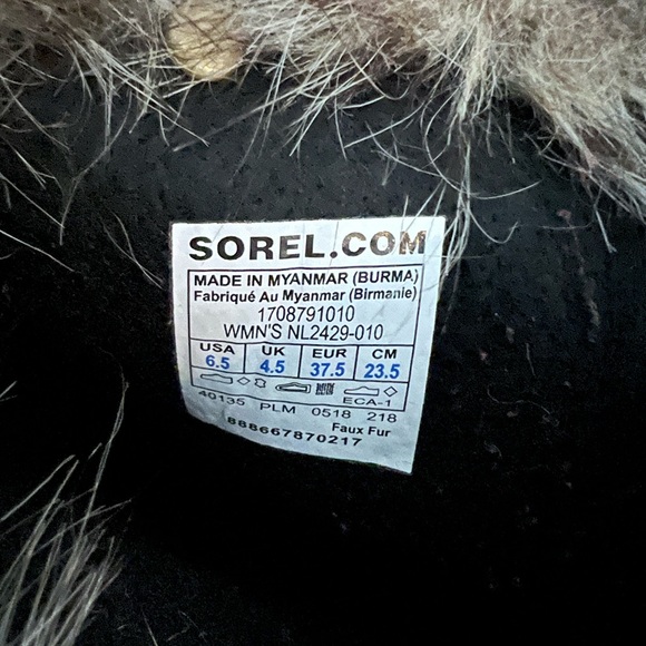 Sorel Joan of Arctic Black Snow Boots 6.5 - Picture 4 of 5